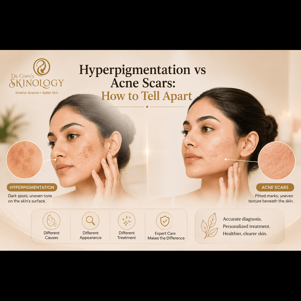 Hyperpigmentation vs Acne Scars