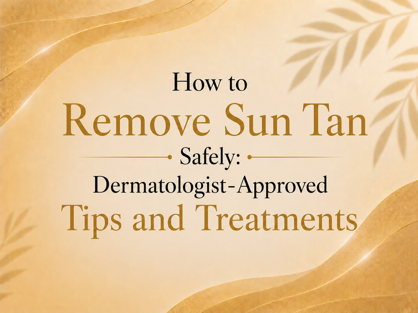 How to remove sun tan safely with dermatologist-approved treatments and skincare tips for brighter, healthier skin at Skinology Indore.