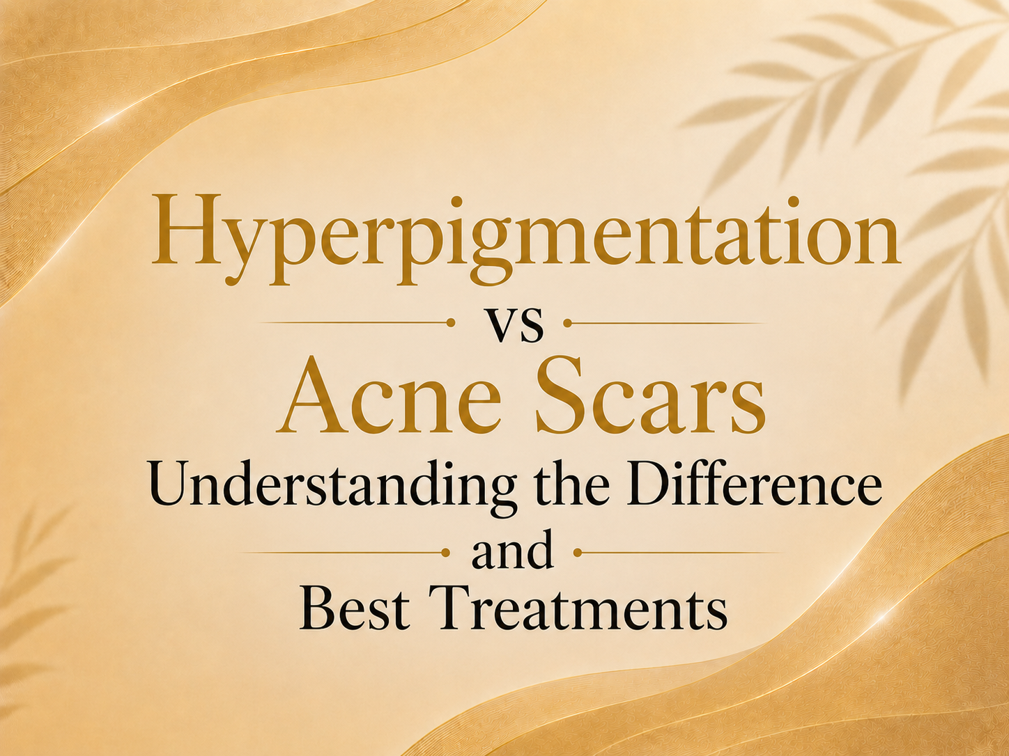Hyperpigmentation vs acne scars comparison showing skin discoloration, acne marks, and dermatologist-approved treatment options at Skinology Indore.